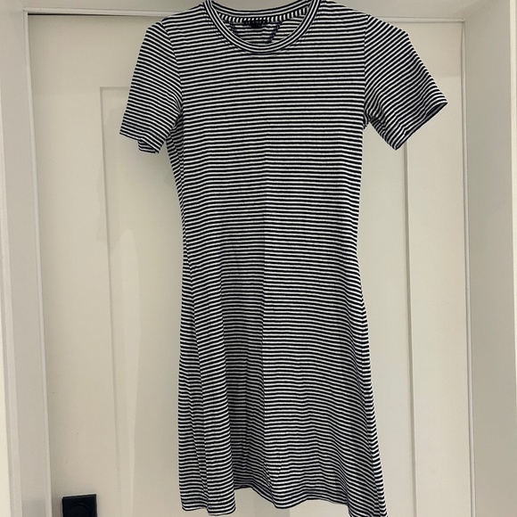 Theory Dresses & Skirts - Theory stripe cotton mini dress
